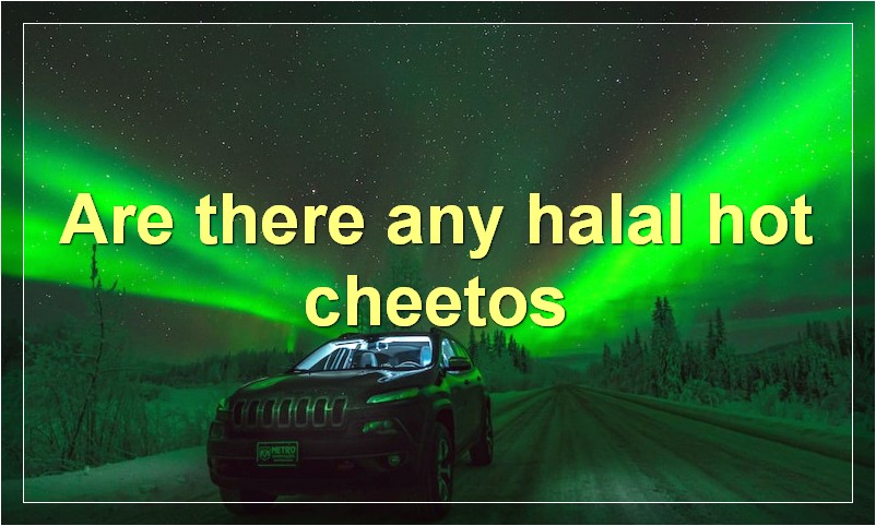 Are there any halal hot cheetos