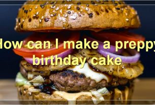 How can I make a preppy birthday cake