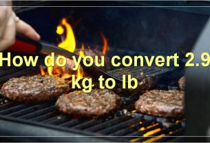 How do you convert 2.9 kg to lb