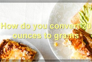 How do you convert 20 ounces to grams
