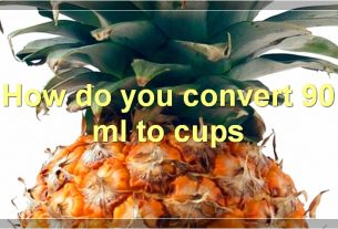 How do you convert 90 ml to cups