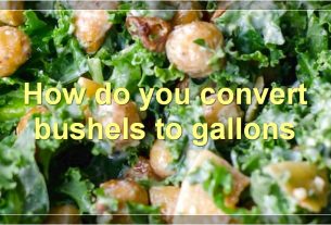 How do you convert bushels to gallons