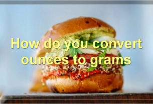 How do you convert ounces to grams