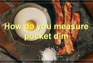 How do you measure pocket dim