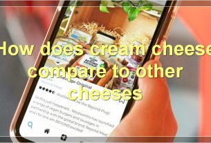 How does cream cheese compare to other cheeses