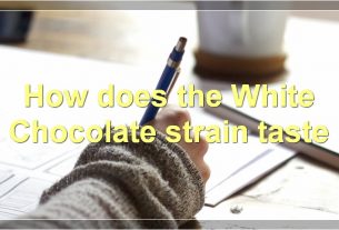How does the White Chocolate strain taste
