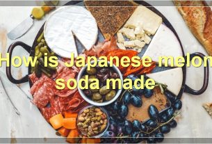 How is Japanese melon soda made