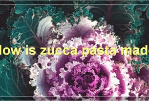 How is zucca pasta made