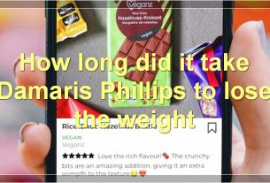 How long did it take Damaris Phillips to lose the weight