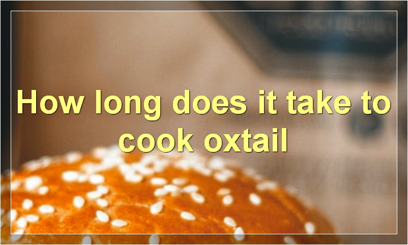 How long does it take to cook oxtail