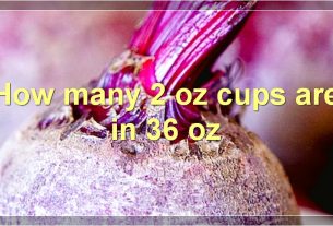 How many 2 oz cups are in 36 oz