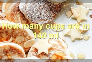 How many cups are in 140 ml
