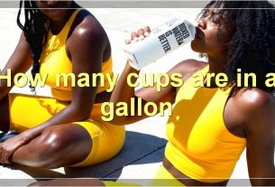 How many cups are in a gallon
