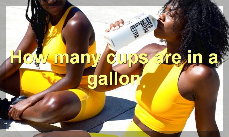 How many cups are in a gallon
