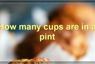 How many cups are in a pint