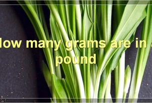 How many grams are in a pound