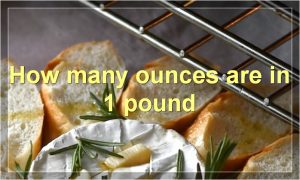 How many ounces are in 1 pound