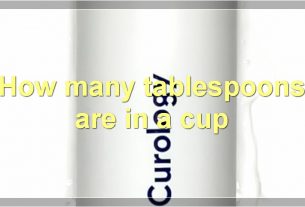 How many tablespoons are in a cup