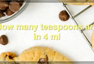 How many teaspoons are in 4 ml