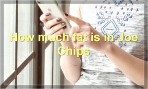 How much fat is in Joe Chips