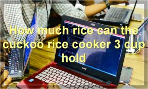 How much rice can the cuckoo rice cooker 3 cup hold