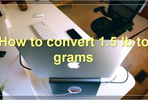 How to convert 1.5 lb to grams