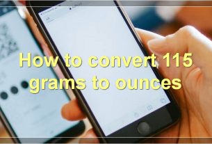 How to convert 115 grams to ounces