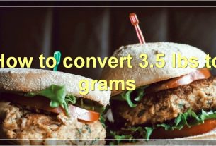 How to convert 3.5 lbs to grams