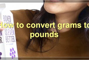 How to convert grams to pounds