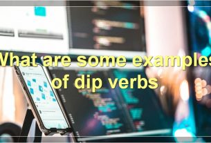 What are some examples of dip verbs