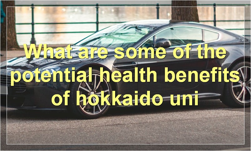 What are some of the potential health benefits of hokkaido uni