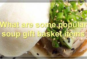 What are some popular soup gift basket items