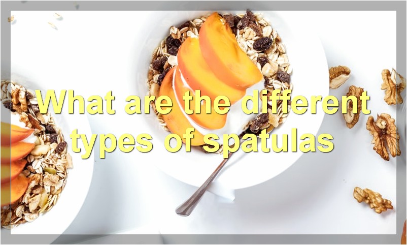 What are the different types of spatulas