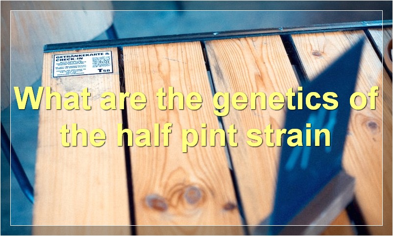 What are the genetics of the half pint strain