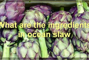 What are the ingredients in ocean slaw
