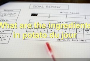 What are the ingredients in potato du jour