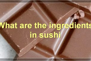 What are the ingredients in sushi