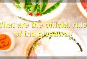 What are the official rules of the giveaway