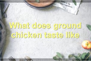 What does ground chicken taste like