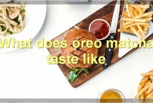 What does oreo matcha taste like