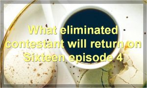 What eliminated contestant will return on Sixteen episode 4