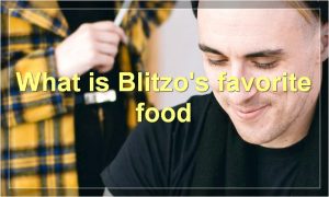 What is Blitzo's favorite food