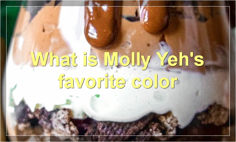 What is Molly Yeh's favorite color