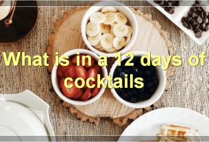 What is in a 12 days of cocktails