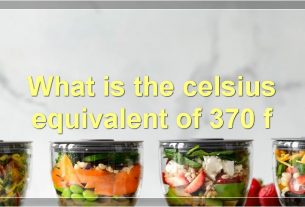 What is the celsius equivalent of 370 f