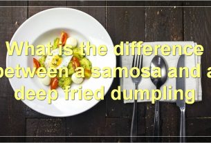 What is the difference between a samosa and a deep fried dumpling