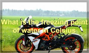 What is the freezing point of water in Celsius