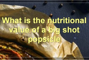 What is the nutritional value of a big shot popsicle