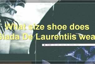 What size shoe does Giada De Laurentiis wear