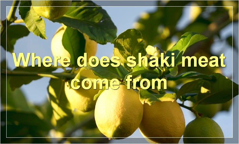 Where does shaki meat come from